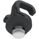 Kondor Blue 3/8"-16 Mondo Ties Cable Management Clips (Raven Black, 4-Pack)