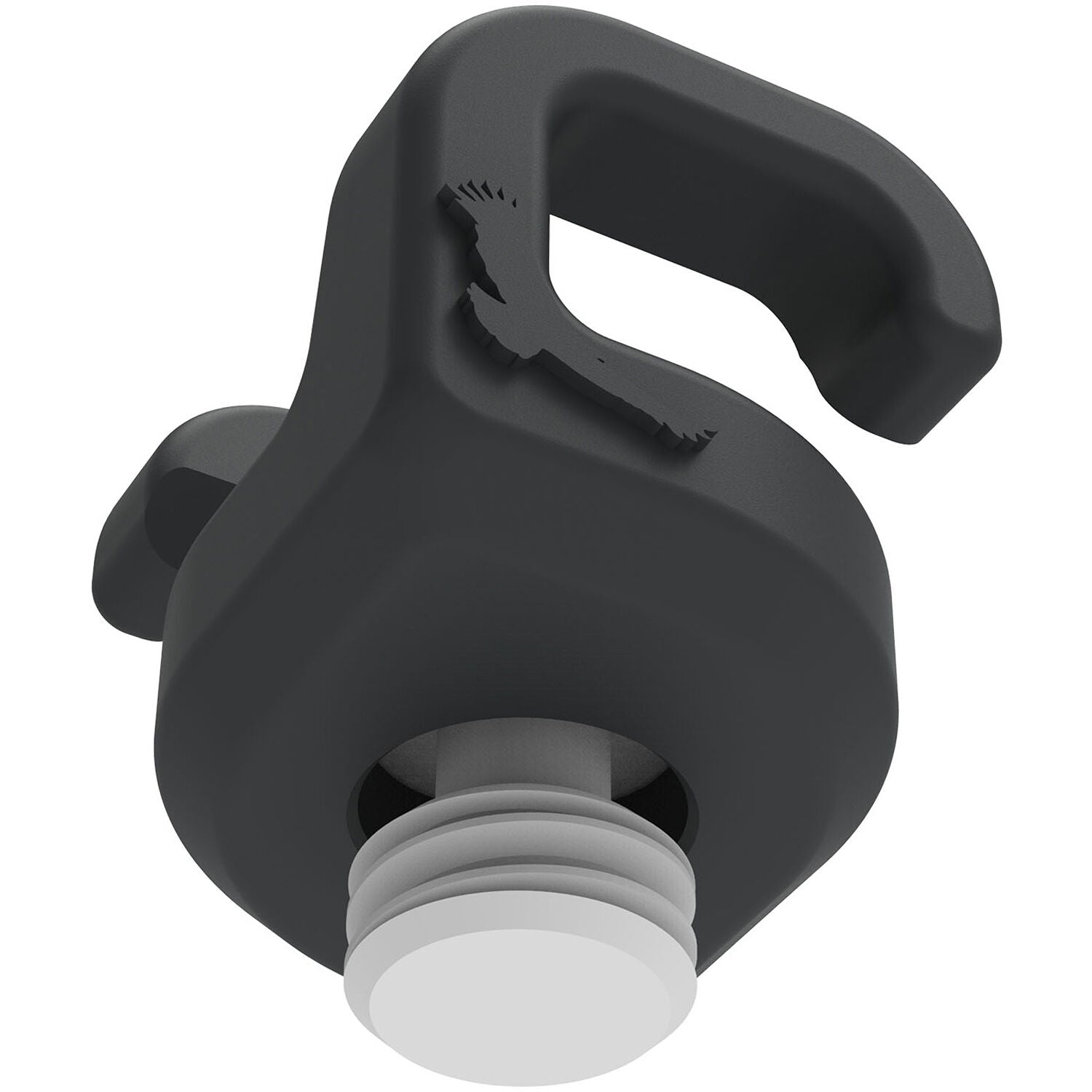 Kondor Blue 3/8"-16 Mondo Ties Cable Management Clips (Raven Black, 4-Pack)