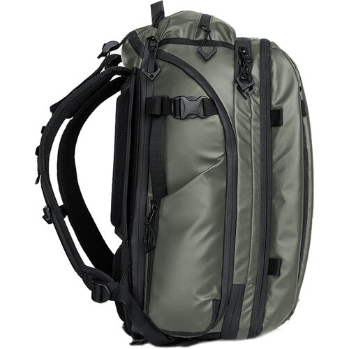 WANDRD Transit Travel Backpack - 45L - Wasatch Green - with Essential Camera Cube