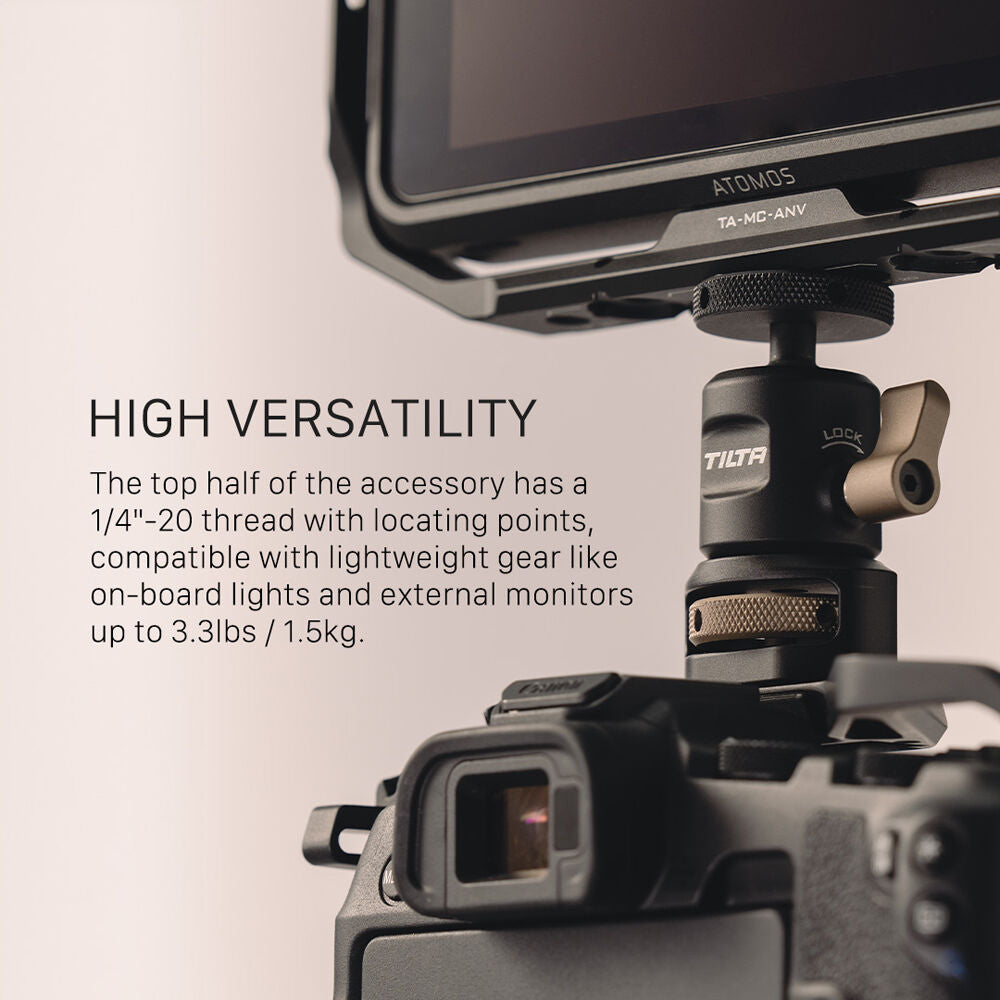 Tilta Mini Ball Head Mount with Cold Shoe