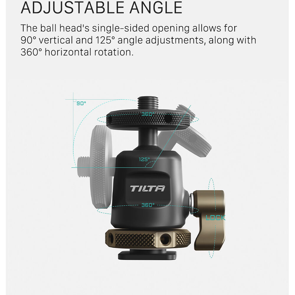 Tilta Mini Ball Head Mount with Cold Shoe