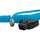 Kondor Blue Coiled D-Tap to Female 2-Pin LEMO-Type Power Cable for RED KOMODO (14-29")