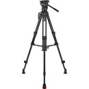 Sachtler 75/2 Mark II Aluminium trépied Système avec Ace XL Head & Mid-Level Spreater