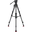 Sachtler 75/2 Mark II Aluminium trépied Système avec Ace XL Head & Mid-Level Spreater