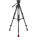 Sachtler 75/2 Mark II Aluminium trépied Système avec Ace XL Head & Mid-Level Spreater