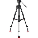 Sachtler 75/2 Mark II Aluminium trépied Système avec Ace XL Head & Mid-Level Spreater