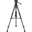 Sachtler 75/2 Mark II Aluminium trépied Système avec Ace XL Head & Mid-Level Spreater