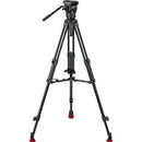 Sachtler 75/2 Mark II Aluminium trépied Système avec Ace XL Head & Mid-Level Spreater