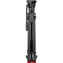 Sachtler 75/2 Mark II Fibre de carbone trépied Système avec Ace XL Head & Mid-Level Spreater