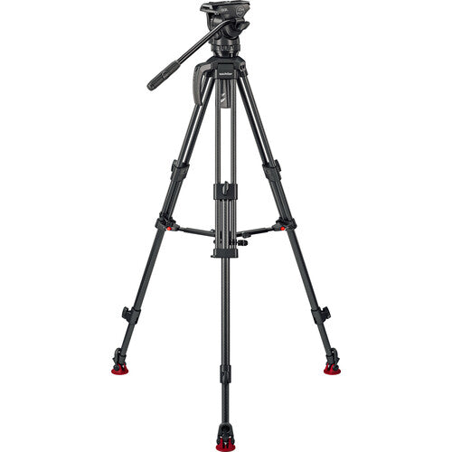Sachtler 75/2 Mark II Fibre de carbone trépied Système avec Ace XL Head & Mid-Level Spreater