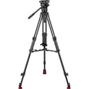 Sachtler 75/2 Mark II Fibre de carbone trépied Système avec Ace XL Head & Mid-Level Spreater