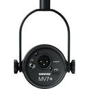 Shure XLR/USB Speech Microphone - Black