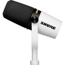 SHURE XLR / USB Microphone de la parole - blanc