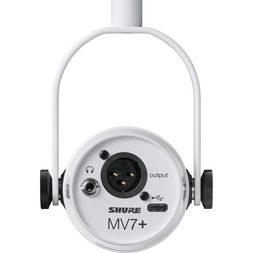 Shure MV7+ Podcast Microphone - White | XLR/USB | Free Shipping