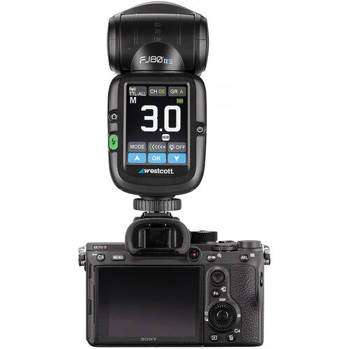 Westcott FJ80 II S Touchscreen 80Ws Speedlight with Sony Camera Mount (2024)