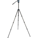 Sirui ST124 4-Section Carbon Fiber Tripod & VA-5 X Fluid Head Kit