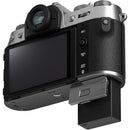 Fujifilm X-T50 sans miroir caméra Boîtier, w / xc15-45mmf3.5- 5.6 OIS PZ Objectif Kit - argent