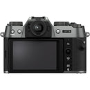 Fujifilm X-T50 Mirrorless Camera Body, w/ XC15-45mmF3.5- 5.6 OIS PZ Lens Kit - Charcoal Silver