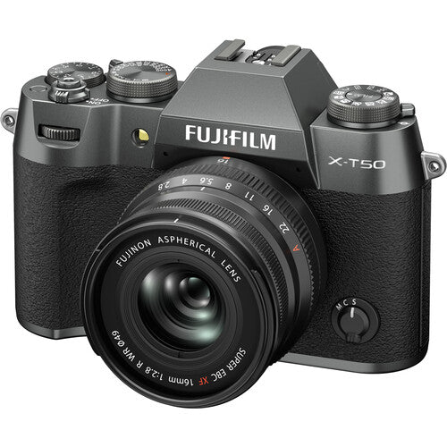 Fujifilm X-T50 Mirrorless Camera - Body Only - Charcoal Silver