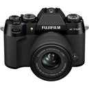 Fujifilm X-T50 Mirrorless Camera, w/ XC15-45mmF3.5- 5.6 OIS PZ Lens Kit - Black