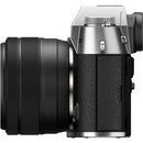 Fujifilm X-T50 sans miroir caméra Boîtier, w / xc15-45mmf3.5- 5.6 OIS PZ Objectif Kit - argent