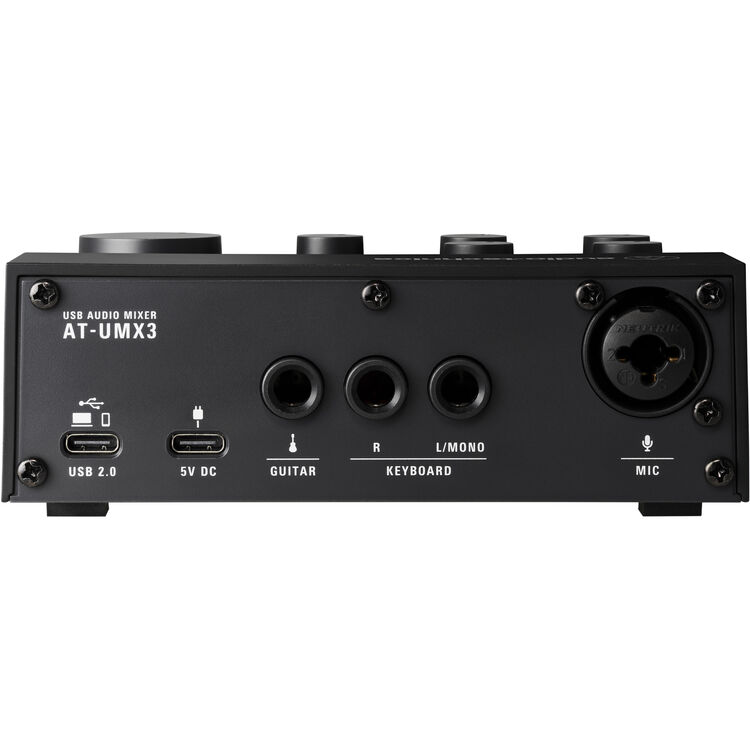 Audio-Technica AT-UMX3 Livestreaming USB Audio Mixer (Black)