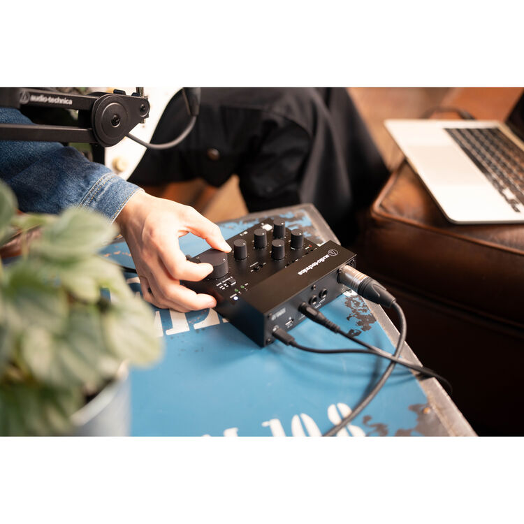 Audio-Technica AT-UMX3 Livestreaming USB Audio Mixer (Black)