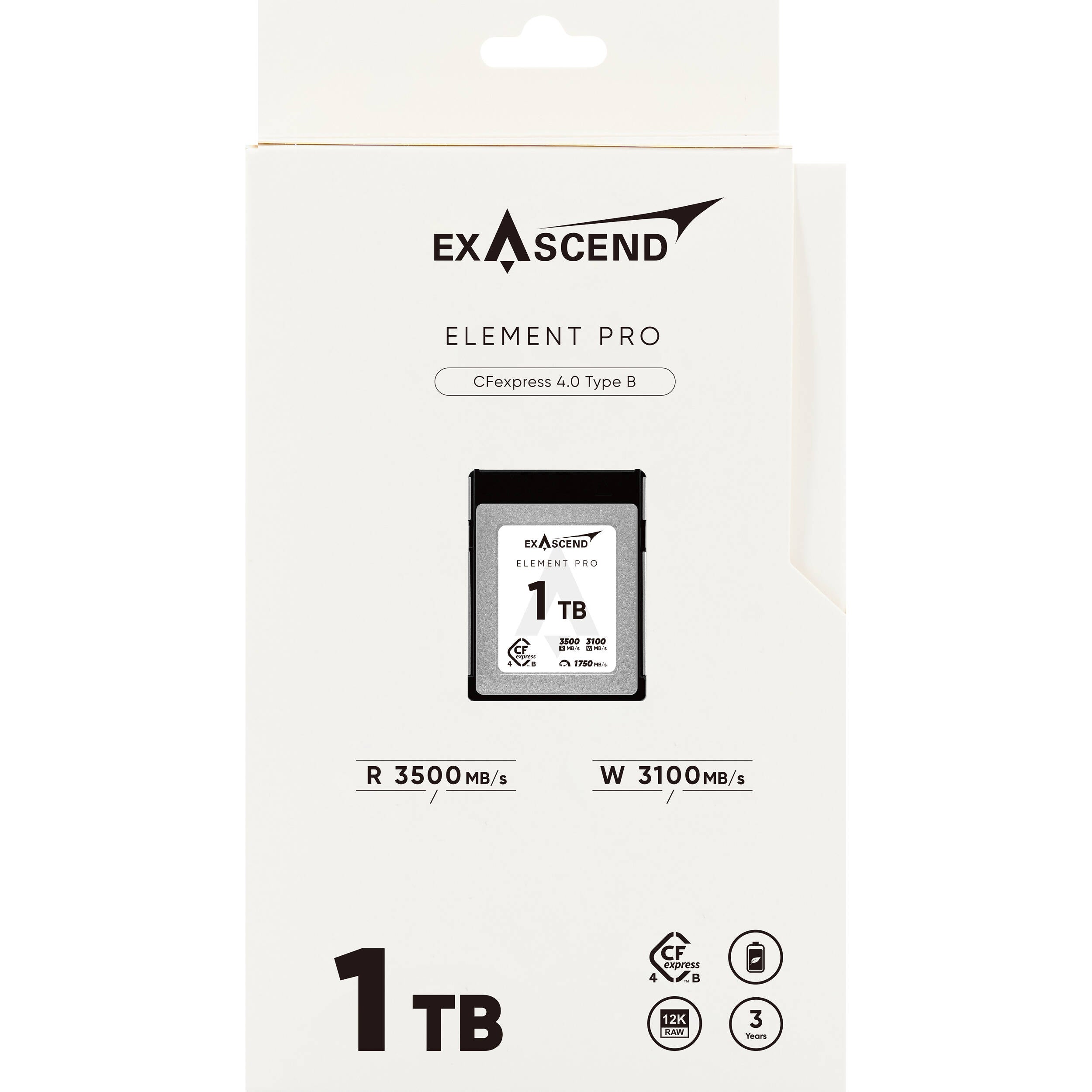 Exascend 1TB Element Pro CFexpress 4.0 Type B Memory Card
