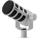 Rode Podmic USB et XLR Dynamic Broadcast Microphone (blanc)