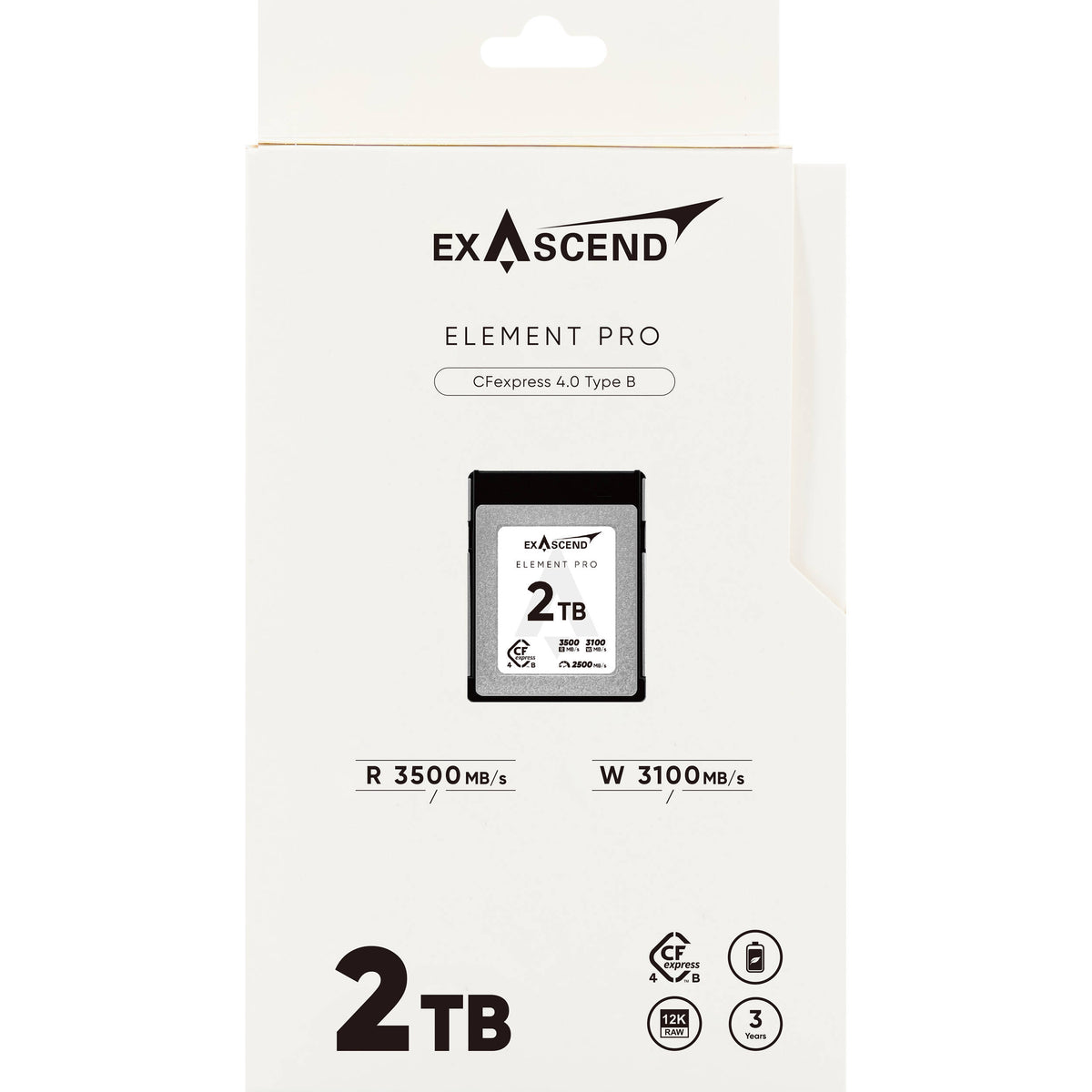 Exascend 2TB Element Pro CFexpress 4.0 Type B Memory Card