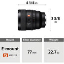 Sony Fe 85 mm f / 1,4 g II II Objectif