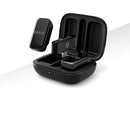 Système de microphone sans fil ultracompact sans fil sans fil avec connecteur USB-C (2,4 GHz, noir)