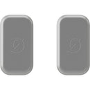 Système de microphone sans fil ultracompact sans fil sans fil avec connecteur USB-C (2,4 GHz, blanc)