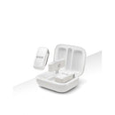 Système de microphone sans fil ultracompact sans fil sans fil avec un connecteur Lightning (2,4 GHz, blanc)