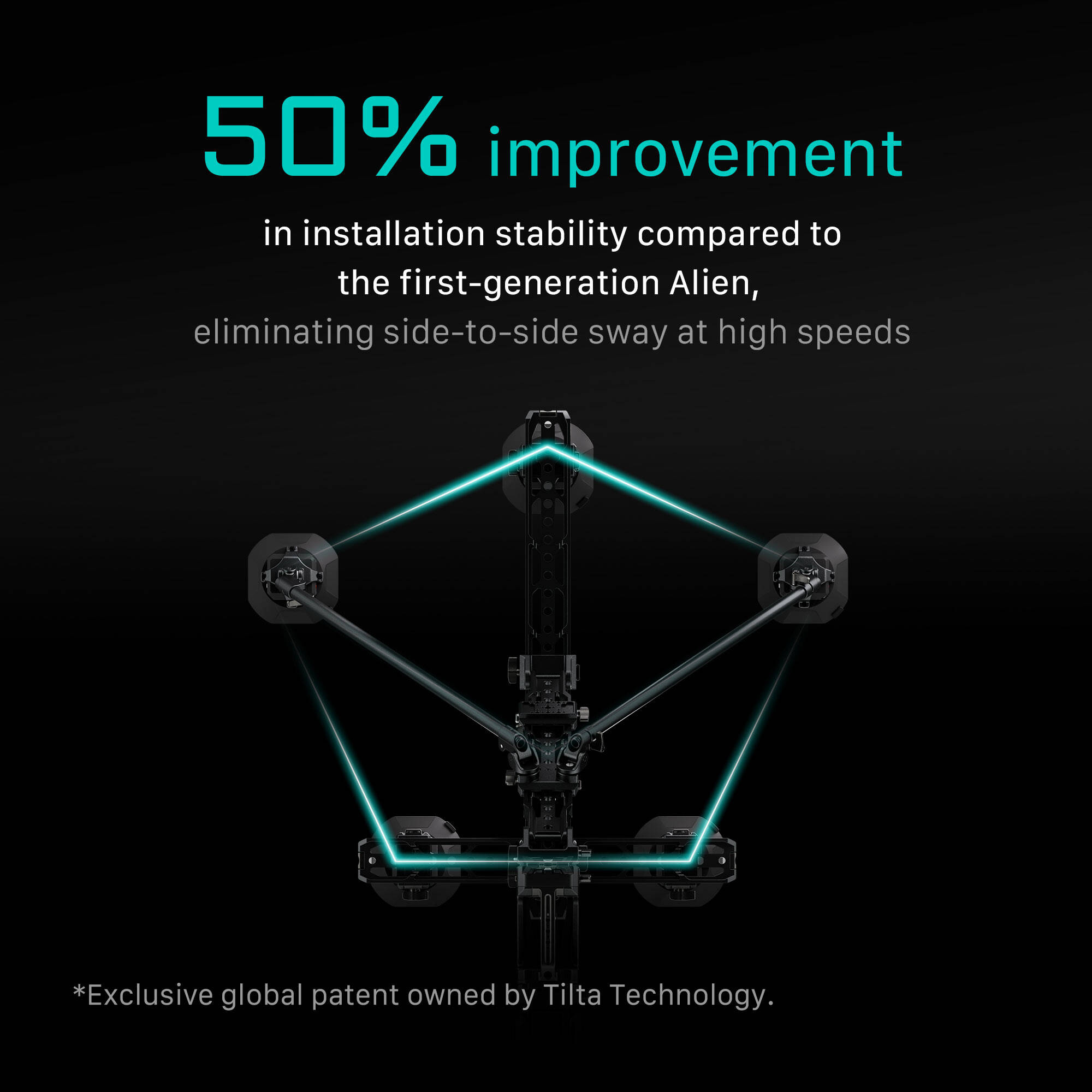 Tilta Hydra Alien Pro with Electronic Suction Cup Kit (V-Mount)