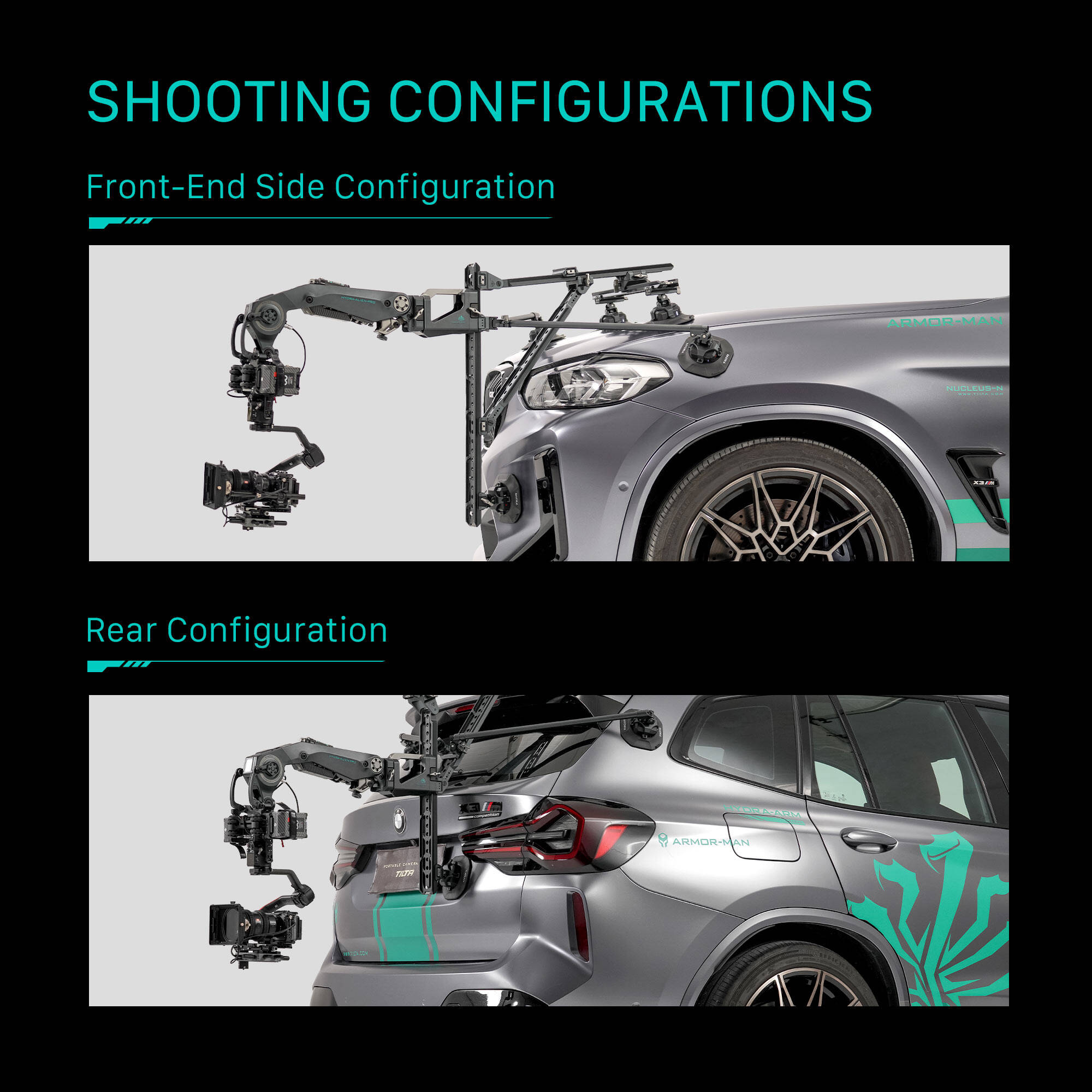 Tilta Hydra Alien Pro with Electronic Suction Cup Kit (V-Mount)