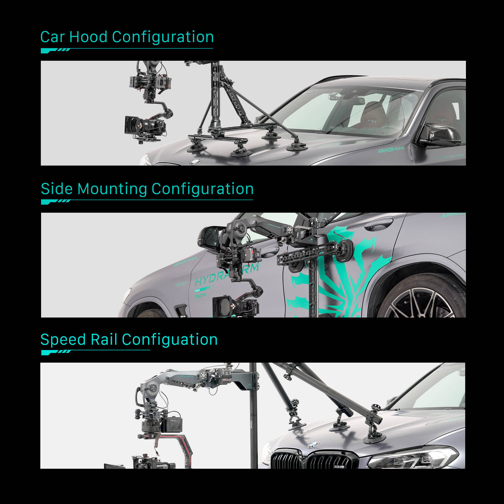 Tilta Hydra Alien Pro with Electronic Suction Cup Kit (V-Mount)