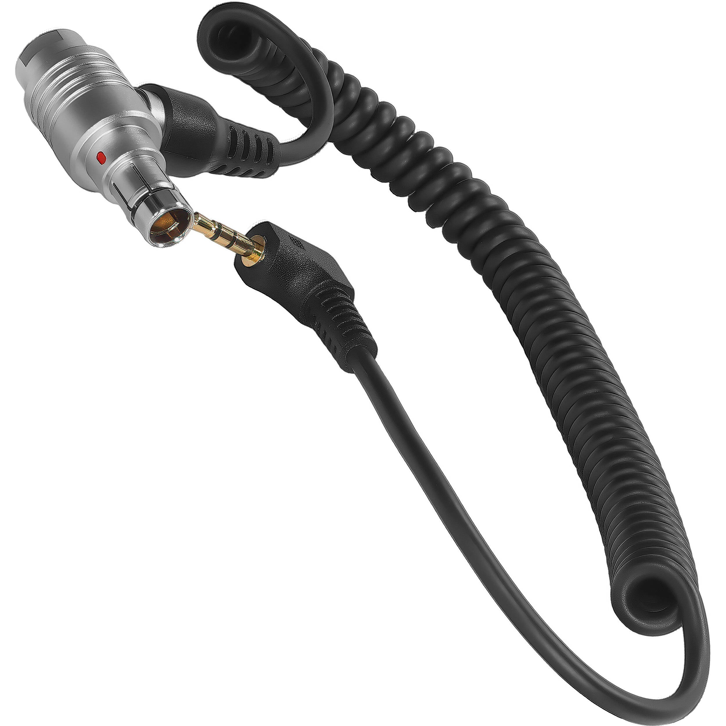Kondor Blue 3-Pin Fischer Remote Trigger Run/Stop Coiled Cable (12-24")