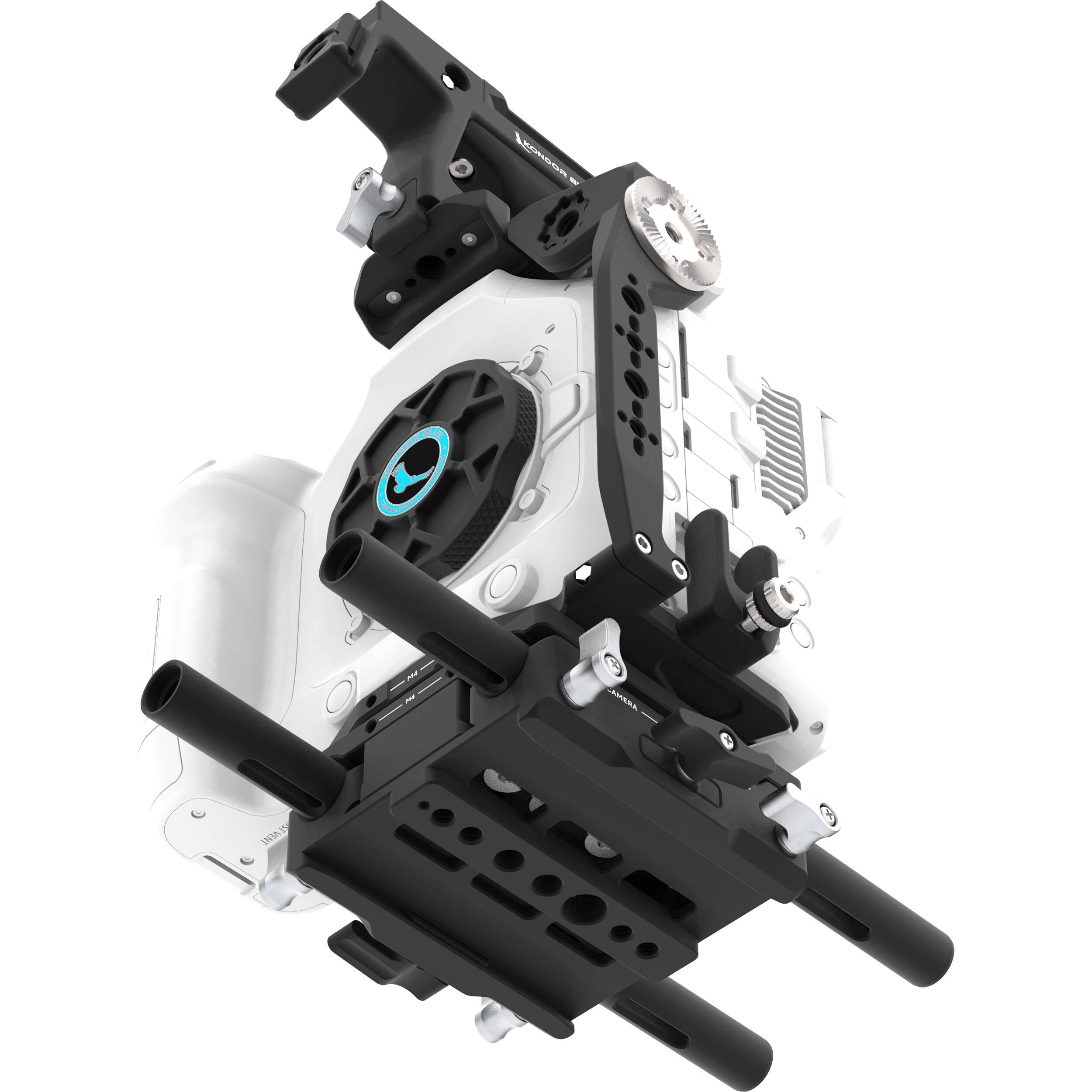Kondor Blue Cage Base Rig with Top Handle for Canon C80 (Raven Black)
