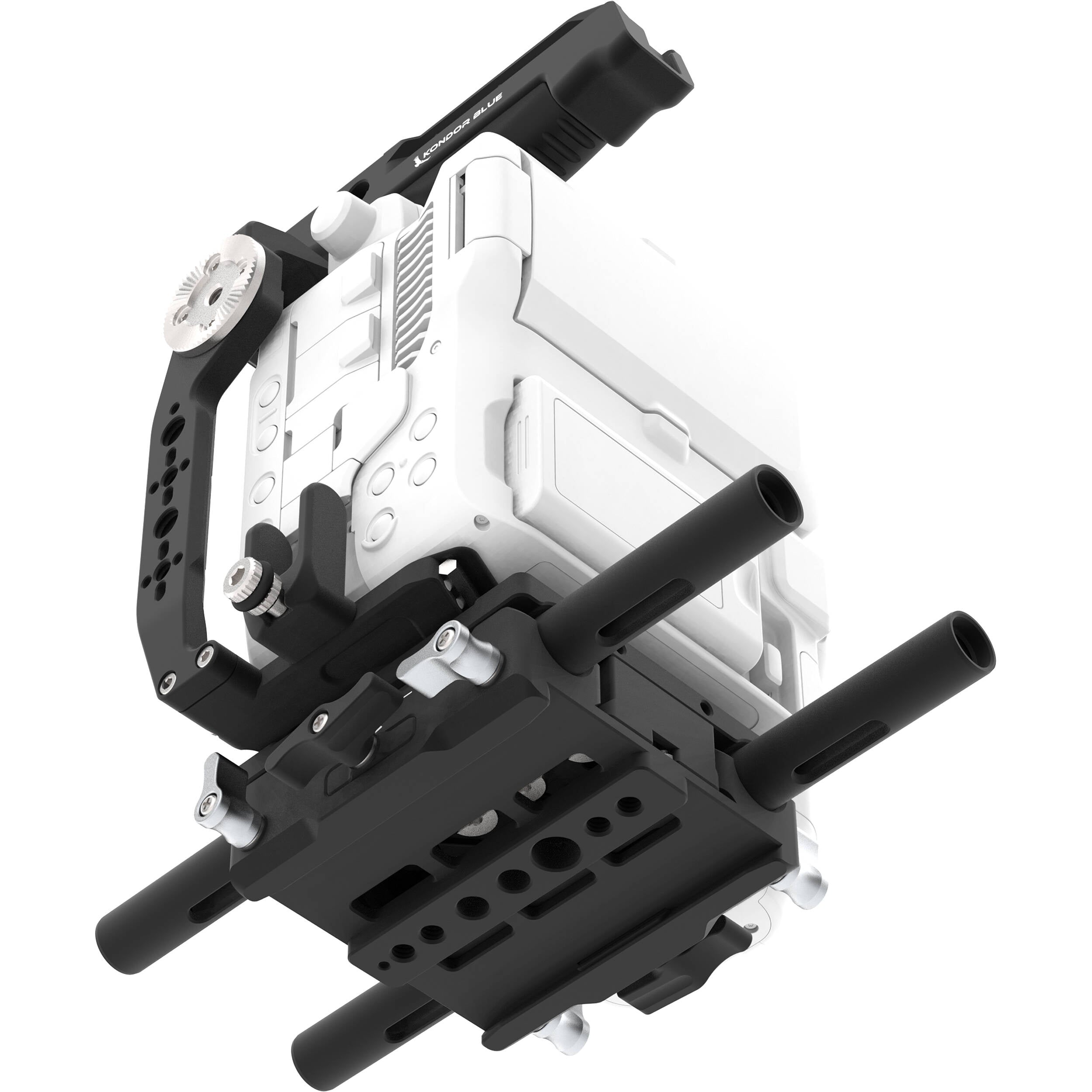 Kondor Blue Cage Base Rig with Top Handle for Canon C80 (Raven Black)