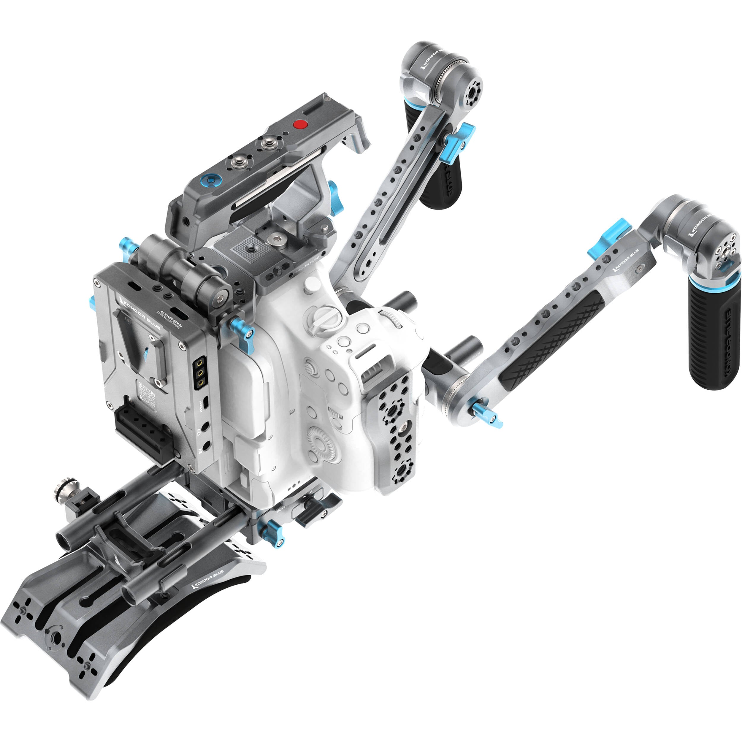 Kondor Blue Ultimate Rig with V-Mount Battery Plate for Canon C80 (Space Gray)