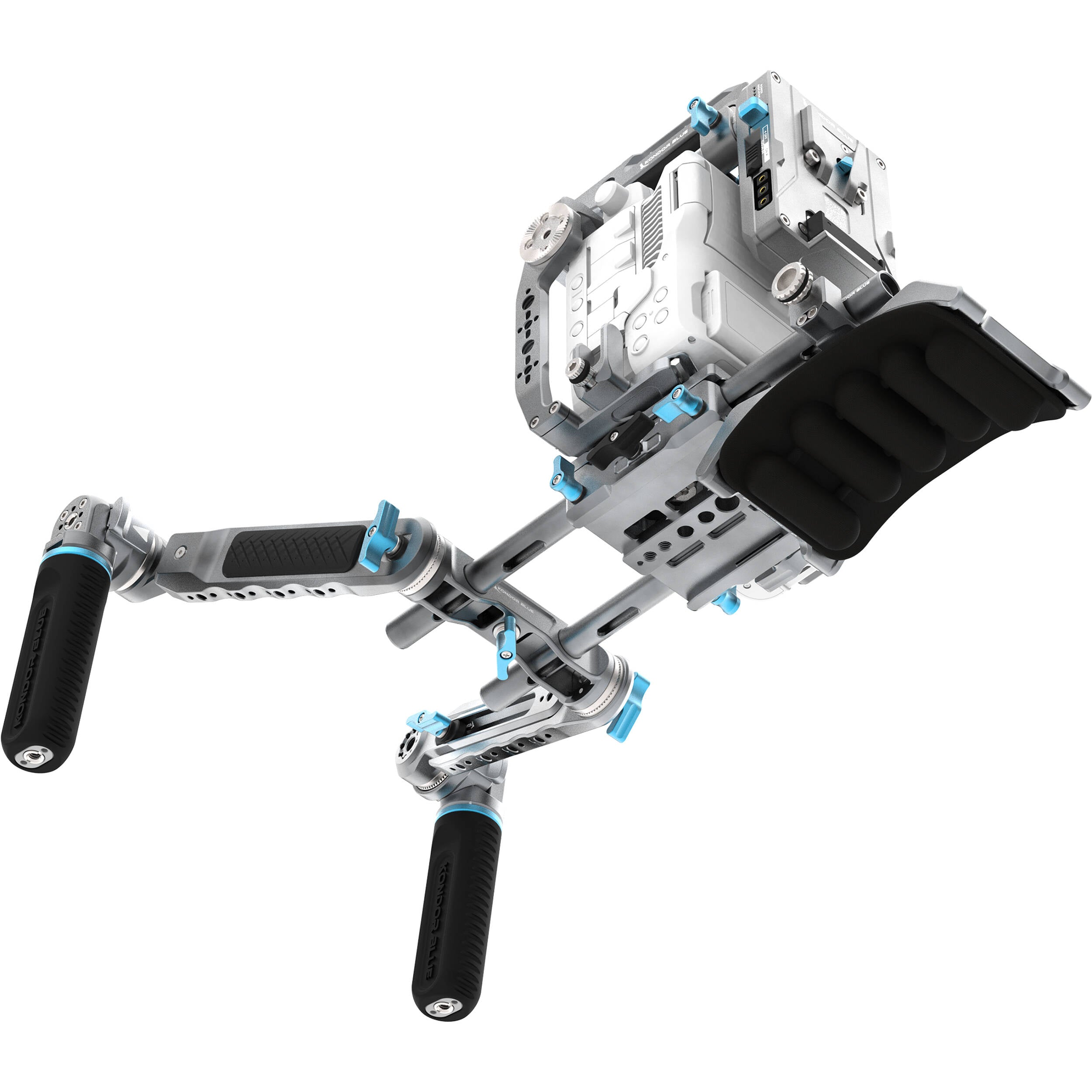 Kondor Blue Ultimate Rig with V-Mount Battery Plate for Canon C80 (Space Gray)