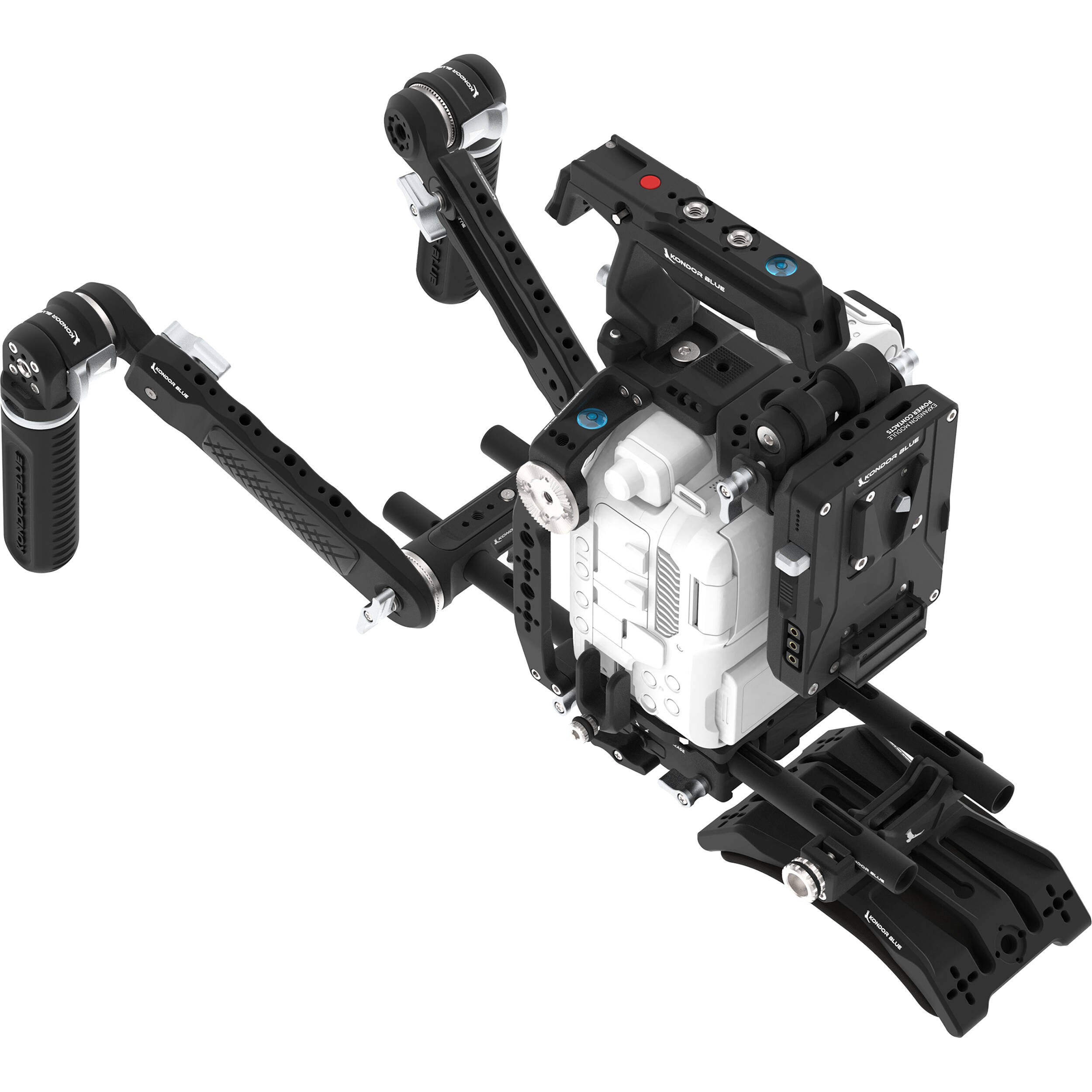 Kondor Blue Ultimate Rig with V-Mount Battery Plate for Canon C80 (Raven Black)