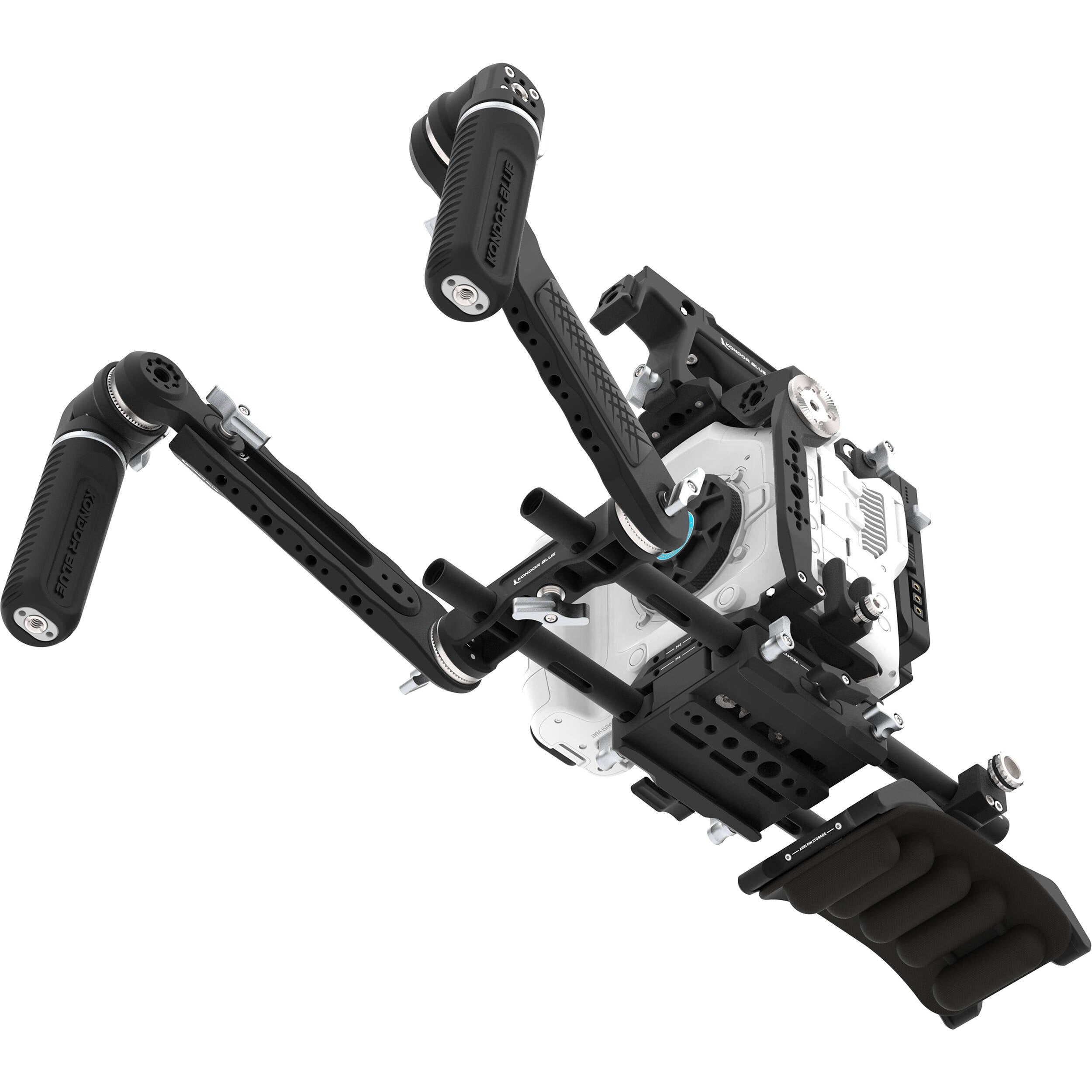 Kondor Blue Ultimate Rig with V-Mount Battery Plate for Canon C80 (Raven Black)