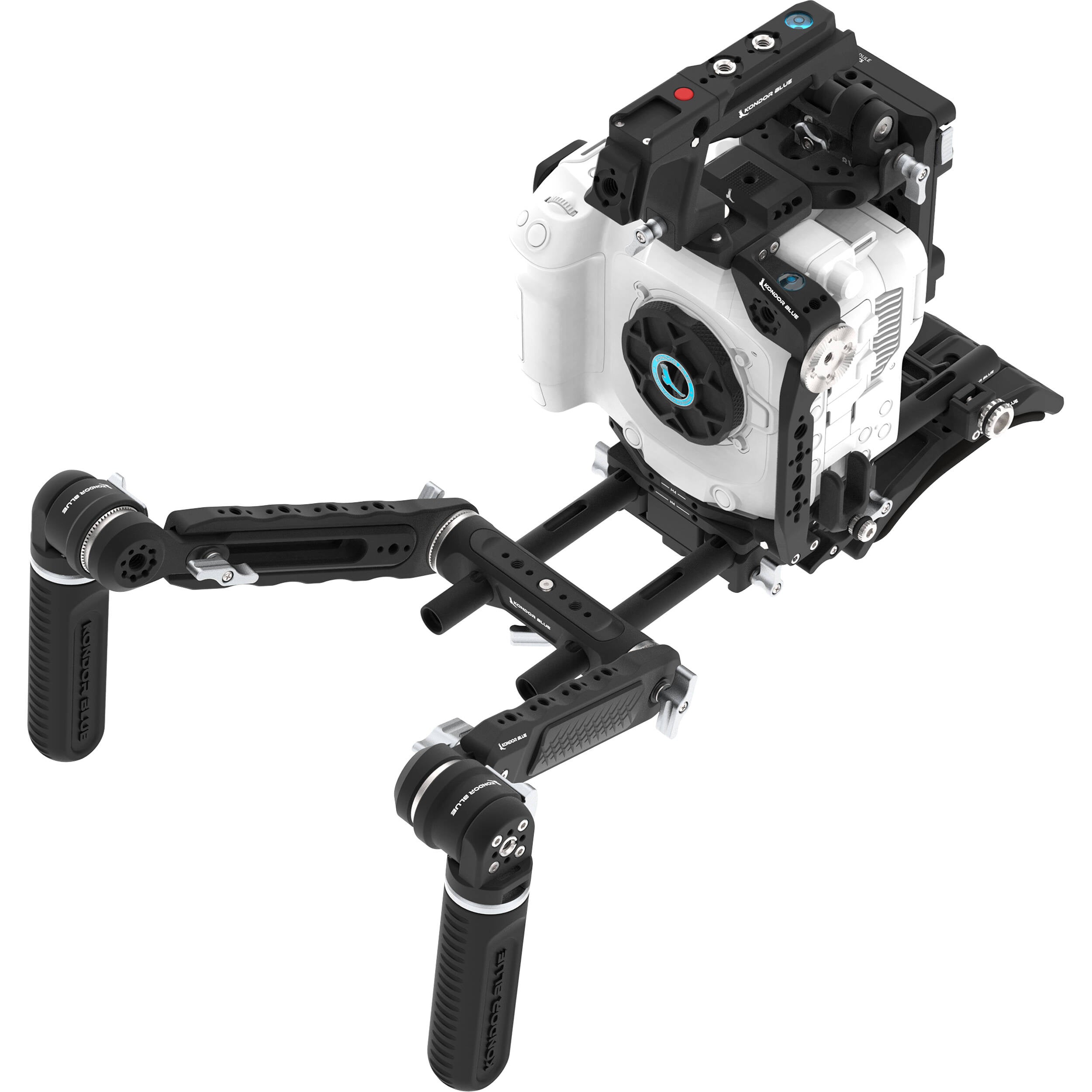 Kondor Blue Ultimate Rig with Gold Mount Battery Plate for Canon C80 (Raven Black)