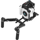 Kondor Blue Ultimate Rig with Gold Mount Battery Plate for Canon C80 (Raven Black)