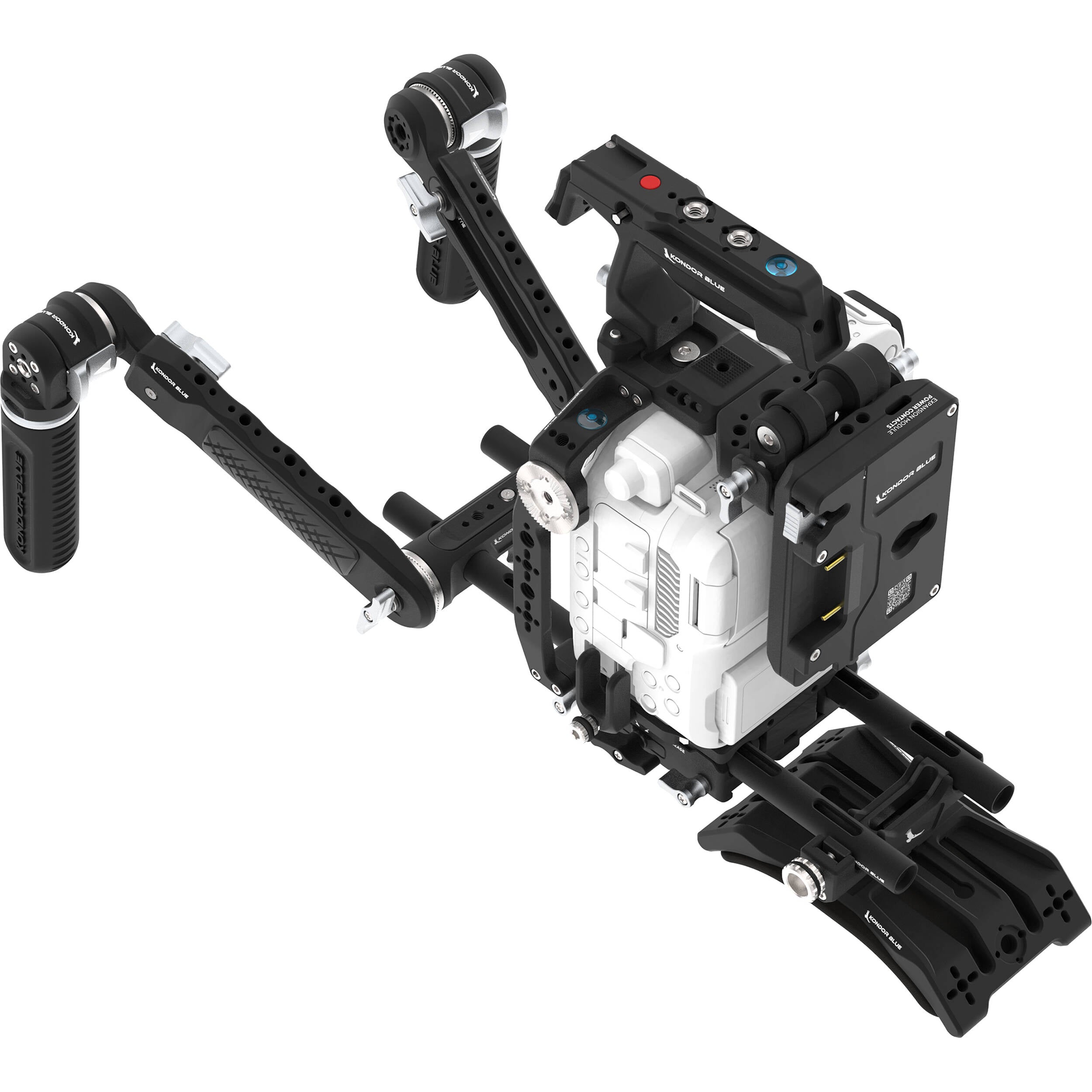 Kondor Blue Ultimate Rig with Gold Mount Battery Plate for Canon C80 (Raven Black)