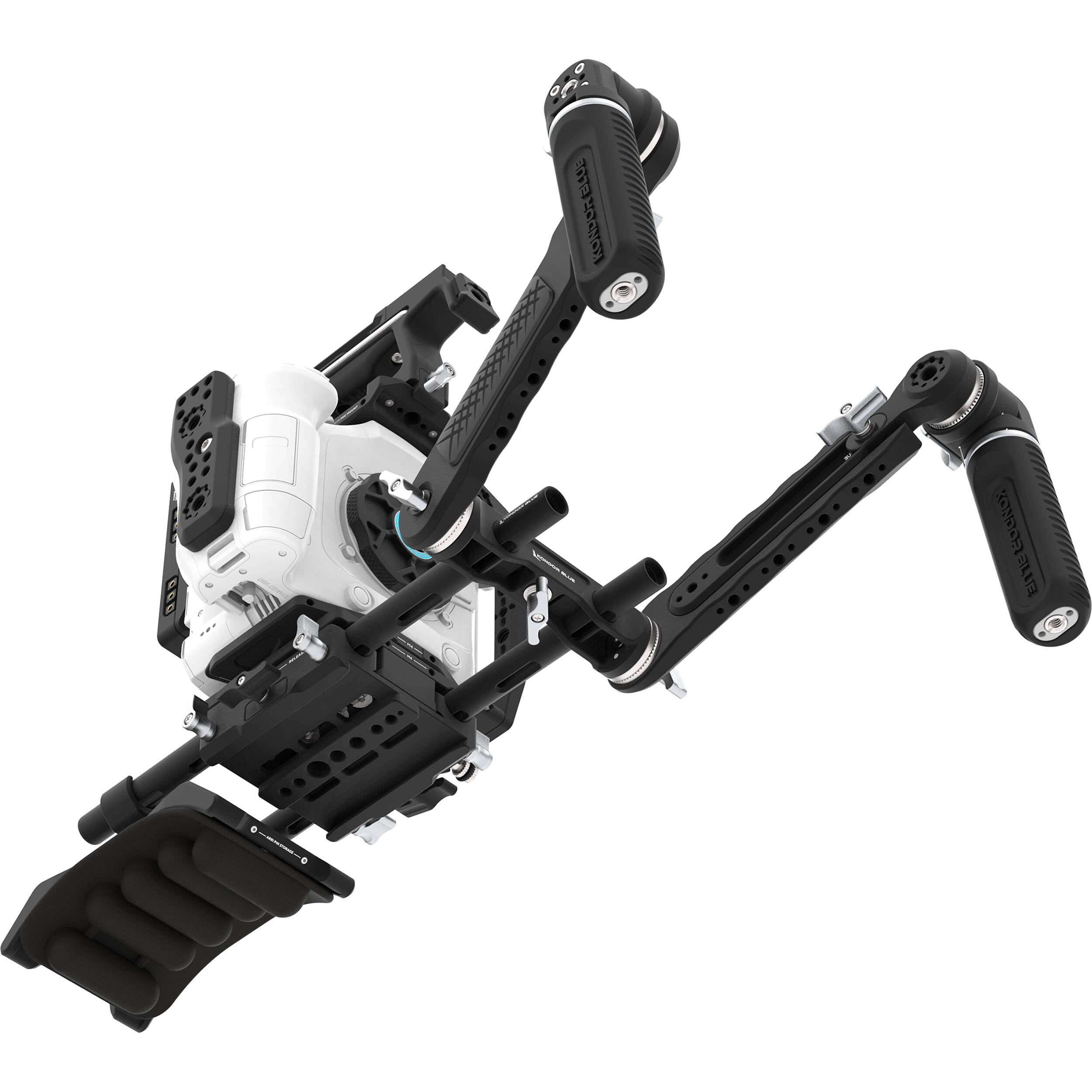 Kondor Blue Ultimate Rig with Gold Mount Battery Plate for Canon C80 (Raven Black)