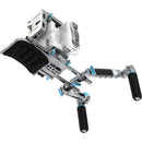 Kondor Blue Ultimate Rig with Gold Mount Battery Plate for Canon C80 (Space Gray)