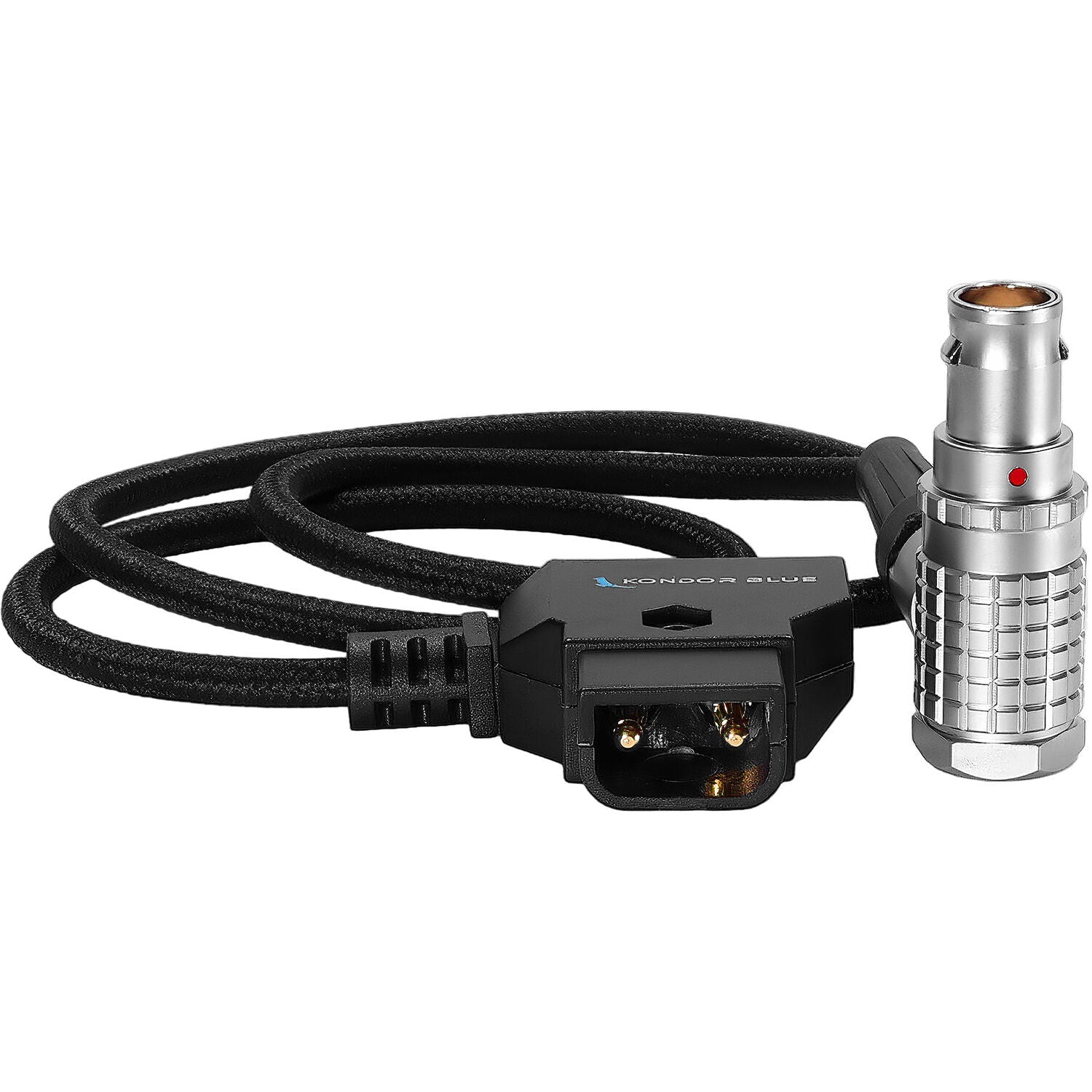 Kondor Blue D-Tap to Right-Angle Power Cable for RED V-RAPTOR & KOMODO-X (20")